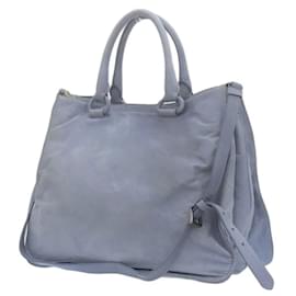 Prada-Prada Leather Tote Bag Leather Tote Bag BN2321 in Fair condition-Grey