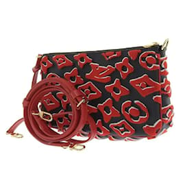 Louis Vuitton-Louis Vuitton Monogram LV x UF Pochette Accessoires Bag Canvas Vanity Bag in Excellent condition-Red