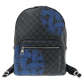 Louis Vuitton Damier Graphite Nemeth Josh Backpack in Very Good Condition Black