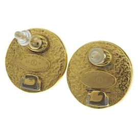 Chanel-CC Clip On Earrings 95P-Golden