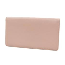 Chanel-Leather Bifold Wallet A20904-Pink