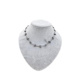 Autre Marque-NICHT SIGN / UNSIGNED Halsketten T.  Metall-Silber