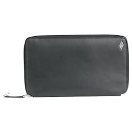 Cartier-Black leather travel wallet-Black