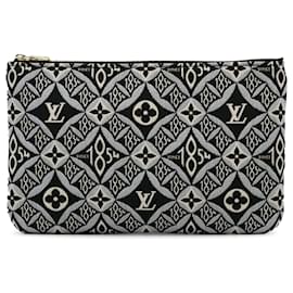 Louis Vuitton-Louis Vuitton Black Desde 1854 Pochette Neverfull-Preto