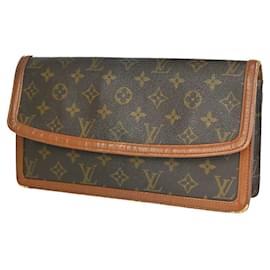 Louis Vuitton-Louis Vuitton Pochette Dame-Braun