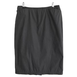 Prada Archival Linea Rossa Sport Falda lápiz negra Negro