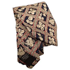 superb vintage tie signed kenzo Navy blue