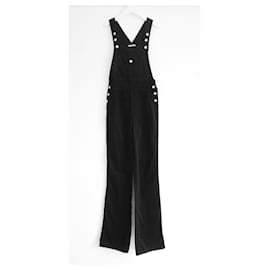 Alexa Chung-Alexa Chung x AG Jeans Bunny overalls dungarees-Black