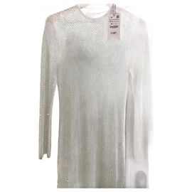 Robe Maxi Zara Blanche Blanc