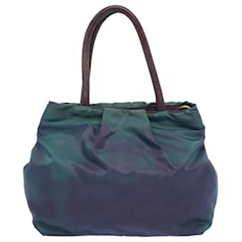 Prada-Prada Hand Bag Nylon 2way Purple Auth 53077-Purple