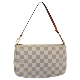 Louis Vuitton-LOUIS VUITTON Damier Azur Pochette Accessoires Pochette N51986 Auth LV 53314-Autre