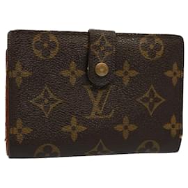 Louis Vuitton-LOUIS VUITTON Monogram Portefeuille viennois Bifold Wallet M61674 auth 52803-Monogram