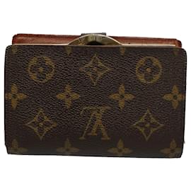 Louis Vuitton-LOUIS VUITTON Monogram Portefeuille viennois Bifold Wallet M61674 auth 52803-Monogram
