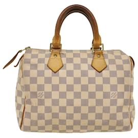 Louis Vuitton-Louis Vuitton Damier Azur Speedy 25 Hand Bag N41534 LV Auth 53125-Other