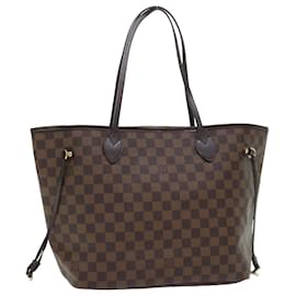 Louis Vuitton-LOUIS VUITTON Damier Ebene Neverfull MM Tote Bag N51105 LV Auth 53002-Andere