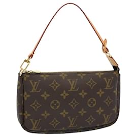 Louis Vuitton-LOUIS VUITTON Monogram Pochette Accessoires Pouch M51980 LV Auth 53809-Monogram
