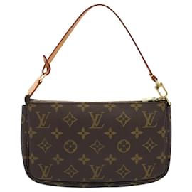 Louis Vuitton-LOUIS VUITTON Monogram Pochette Accessoires Pouch M51980 LV Auth 53809-Monogram