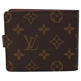 Louis Vuitton-LOUIS VUITTON Monogramme Carnet Note Couverture M60110 Auth LV 53480-Monogramme