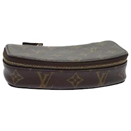 Louis Vuitton-LOUIS VUITTON Monogram Poche Monte Carlo Jewelry Box M47352 LV Auth 52966-Monogram