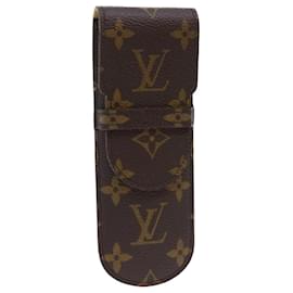 Louis Vuitton-LOUIS VUITTON Monogram Etui Lunette Rabat Etui à Lunettes M62970 Auth LV 53052-Monogramme