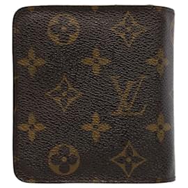 Louis Vuitton-LOUIS VUITTON Monogram Compact zip Wallet M61667 LV Auth 53298-Monogram