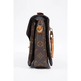 Louis Vuitton-Louis Vuitton Pochette Metis Monogram Monogram Brown Coated Canvas-Brown