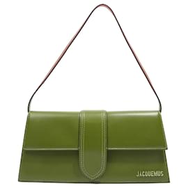 Jacquemus-Jacquemus Le Bambino Long Brown Calfskin Leather-Brown