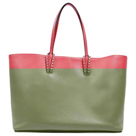 Christian Louboutin-Christian Louboutin Cabas Tote Bag Pink Leather-Pink