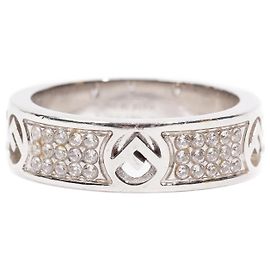 Fendi F Is Fendi Ring Silber Basismetall Medium Silber