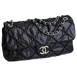 Chanel-XL Flap Bag-Navy blue,Dark blue