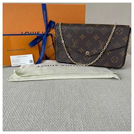 Louis Vuitton-Louis Vuitton Pochette Félicie-Brown