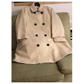 Isabel Marant Etoile-Abrigo estilo chaquetón-Beige