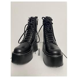 Dsquared2-ankle boots-Nero