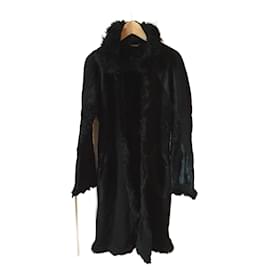 Roberto Cavalli-ROBERTO CAVALLI  Coats T.International S Fur-Black