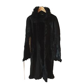 ROBERTO CAVALLI Abrigos T.Piel S Internacional Negro