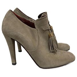 Botas ankle GUCCI T.EU 39 de camurça Bege