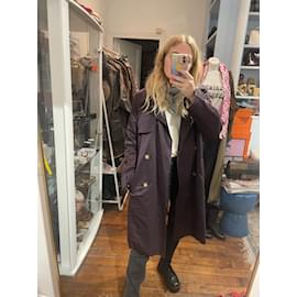 Céline-CELINE  Coats T.International XL Synthetic-Purple