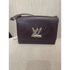 Louis Vuitton-LOUIS VUITTON  Handbags T.  leather-Dark red