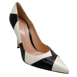 Gianvito Rossi-Gianvito Rossi Black / White Pumps-Black