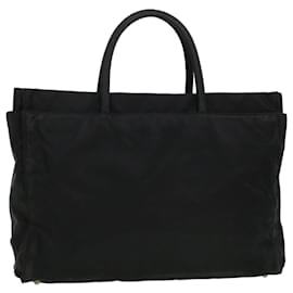 Prada-PRADA Tote Bag Nylon Black Auth ki3022-Black