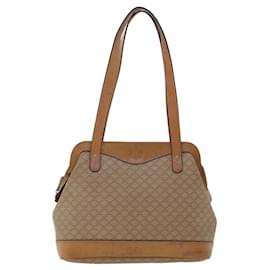 Céline-CELINE Macadam Canvas Pouch Shoulder Bag 2Set Beige Auth bs6571-Brown