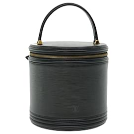 Louis Vuitton-LOUIS VUITTON Epi Cannes Hand Bag Black M48032 LV Auth 50943-Black