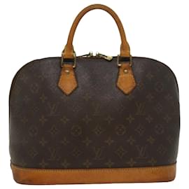 Louis Vuitton-LOUIS VUITTON Monogram Alma Hand Bag M51130 LV Auth ar9555-Brown