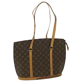 Louis Vuitton-LOUIS VUITTON Monogram Babylone Tote Bag M51102 LV Auth bs3470-Brown