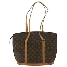 Louis Vuitton-LOUIS VUITTON Monogram Babylone Tote Bag M51102 LV Auth bs3470-Brown