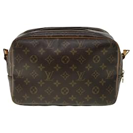 Louis Vuitton-LOUIS VUITTON Monogram Reporter PM Shoulder Bag M45254 LV Auth cl212-Brown