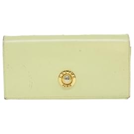 Céline-CELINE Macadam Canvas Wallet PVC Leather 3Set Brown Beige Auth 36792-White