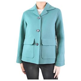 Weekend Max Mara Green wool jacket - size UK 8 Green