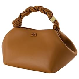 Ganni-Bou Crossbody bag - Ganni - Leather - Brown-Brown