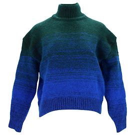 Pull à col roulé en maille Victoria Beckham VVB Dégradé en mélange d'acrylique multicolore Autre Imprimé python